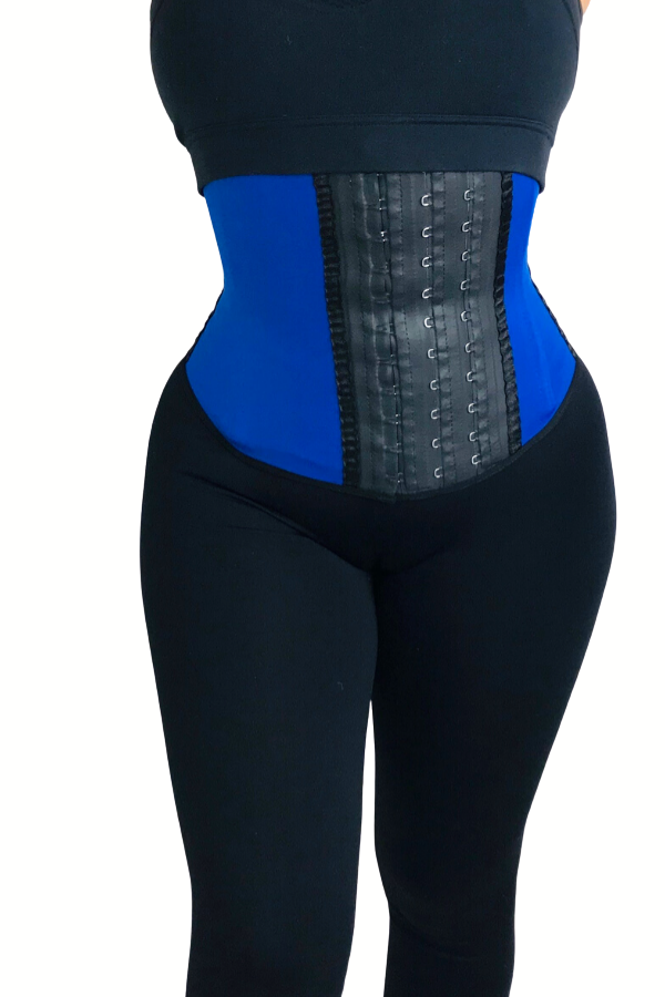 Blue Sweet Lily Waist Trainer (Sport - Short) – Divine Lily Silhouette