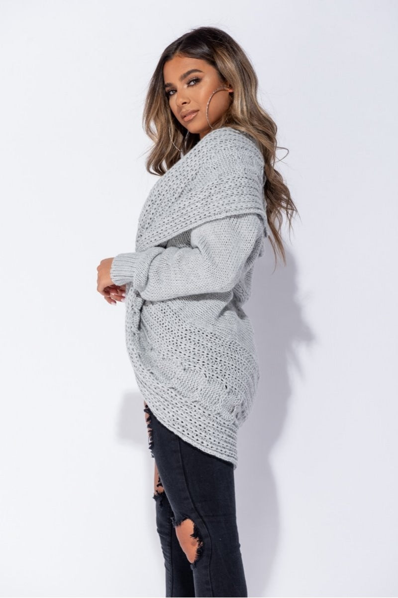 Cozy Chunky Cable Knit Cardigan